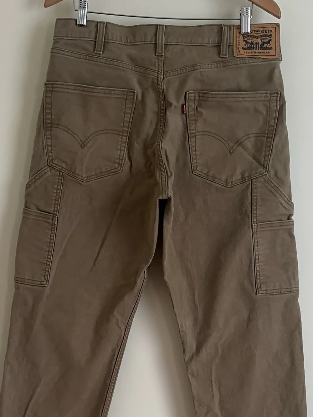 Levi’s 565 Double Knee Workwear Pants Relaxed Fit Utility Carpenter 33x32